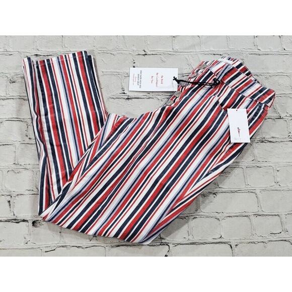 Skinnygirl Striped Button Fly Risk Taker Skinny Crop Jeans WOMENS SIZE 25/0 - Picture 5 of 10